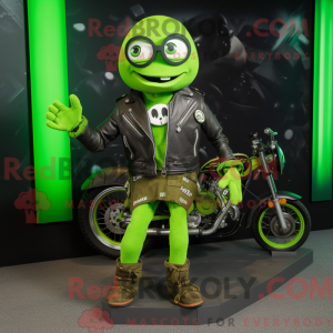Mascot character of a Lime...