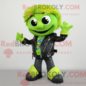 Mascot character of a Lime...