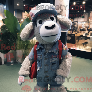 Mascot character of a Gray...