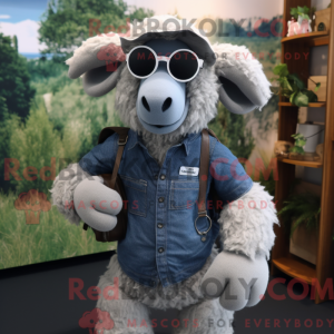 Maskottchen eines grauen...
