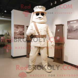 Maskot-karakter av en Cream...