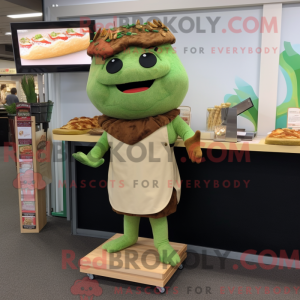 Mascot character of a Olive...