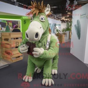 Mascottekarakter van een...