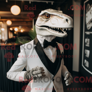 Mascot character of a White...