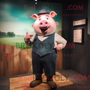 Mascot character of a Sow...