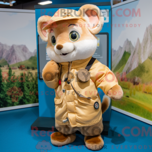 Maskot-karakter af en Tan...