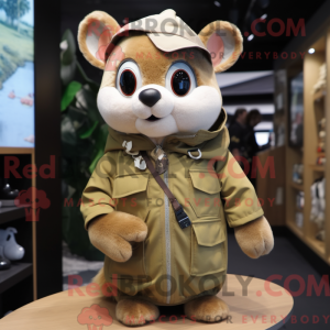 Maskot-karakter af en Tan...