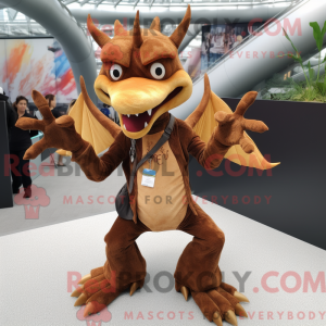 Mascot karakter van een...