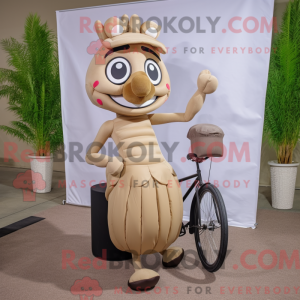 Mascottefiguur van een...