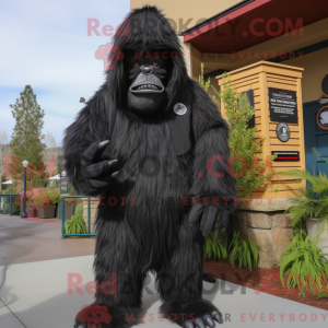 Mascot character of a Black...