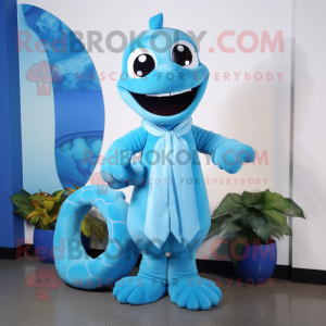 Sky Blue Hydra mascotte...