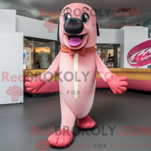 Personaje mascota de un Hot...