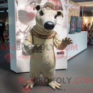 Mascottefiguur van een...