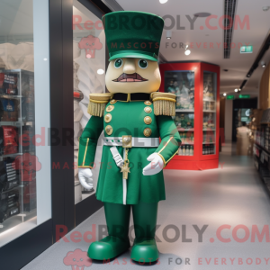 Mascot character of a Green...