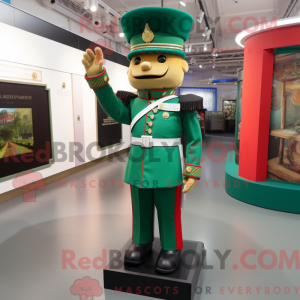 Mascot character of a Green...