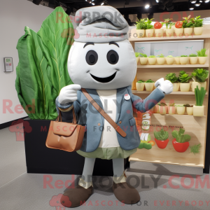 Mascot character of a Gray...