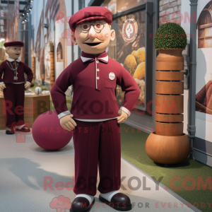 Mascot karakter van een...