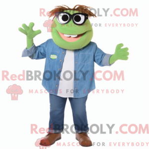 Mascottefiguur van een...