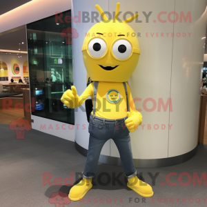 Maskot karaktär av en...