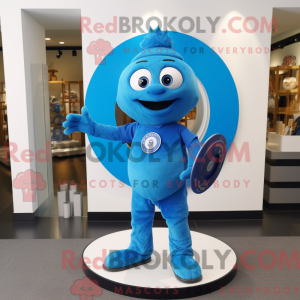 Maskotkarakter av en Blue...