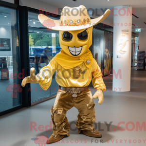 Maskottchen eines goldenen...