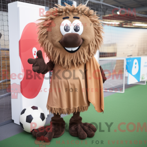 Mascottefiguur van een...