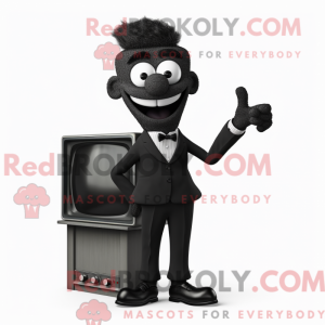 Mascot character of a Black...