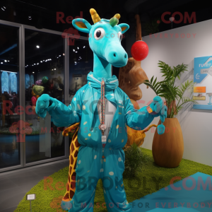 Mascot karakter van een...