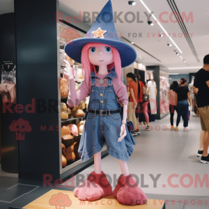 Mascot character of a Pink...