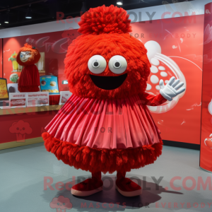 Mascot character of a Red...
