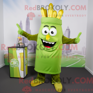 Mascot character of a Lime...