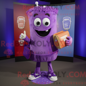 Postava maskota Purple...