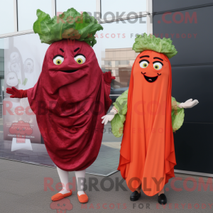 Mascot character of a Red...