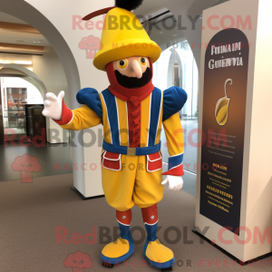 Mascottefiguur van een...