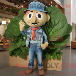 Postava maskota Tan Spinach...