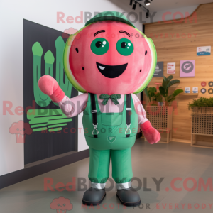 Maskottchen einer rosa...
