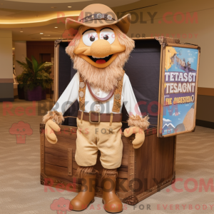 Mascottefiguur van een...