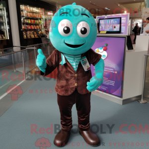 Maskot karakter af en...