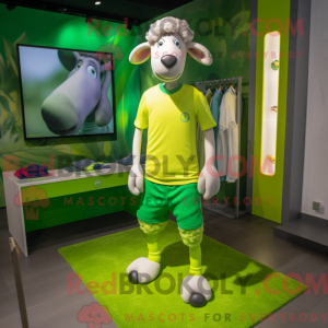 Mascot character of a Lime...