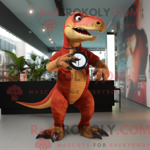 Mascot karakter van een...