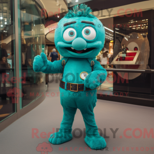 Mascottefiguur van een...