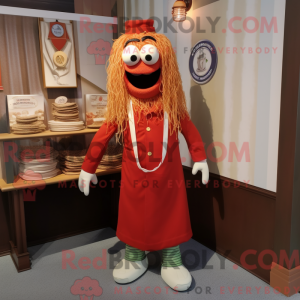 Mascottekarakter van een...