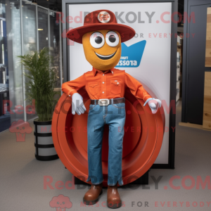 Mascot character of a Rust...