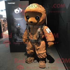 Mascot character of a Rust...