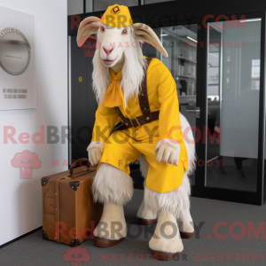Maskottchen einer goldenen...