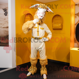 Mascottefiguur van een...