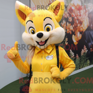 Personnage mascotte d un...