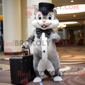 Mascot character of a Gray...