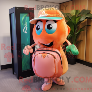Maskotkarakter av en Peach...