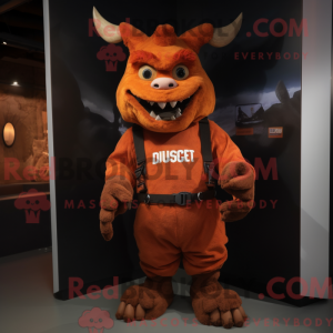 Mascot karakter van een...